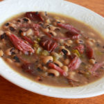 Smoke Country Sausage and Black-Eyed Peas
