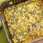 Casserole with Sausage, Potato and Spinach