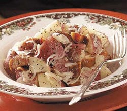 Grilled Bratwurst and German Potato Salad