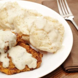 Country Fried Steak with Sausage Gravy