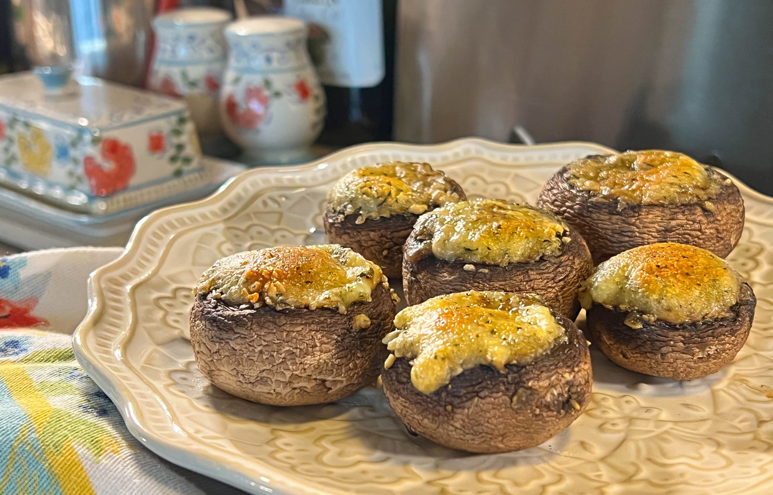 Spicy Sausage Stuffed Mushrooms Purnell S