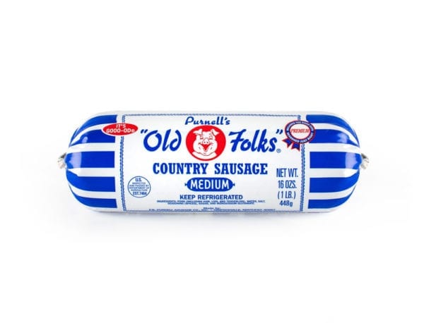 Purnell's Original Country Sausage (Medium) Roll