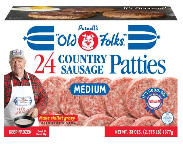 Purnell's Original Country Sausage (Medium) Patties