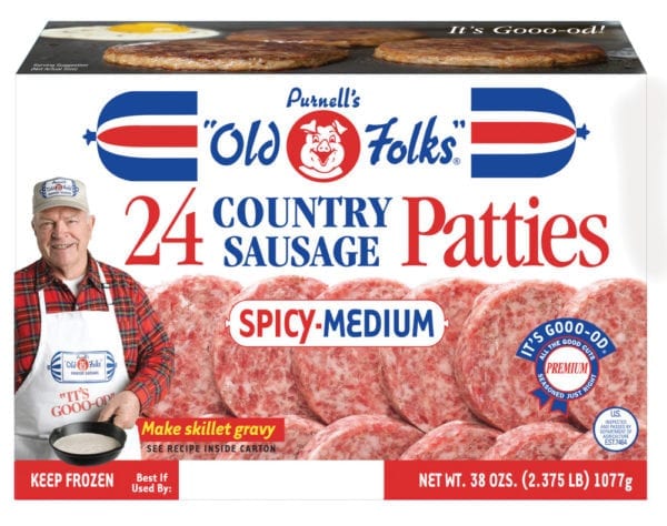 Purnell's Medium Spicy Country Sausage Patties