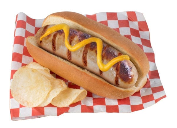Purnell's Cooked Bratwurst (Brats) with Mustard