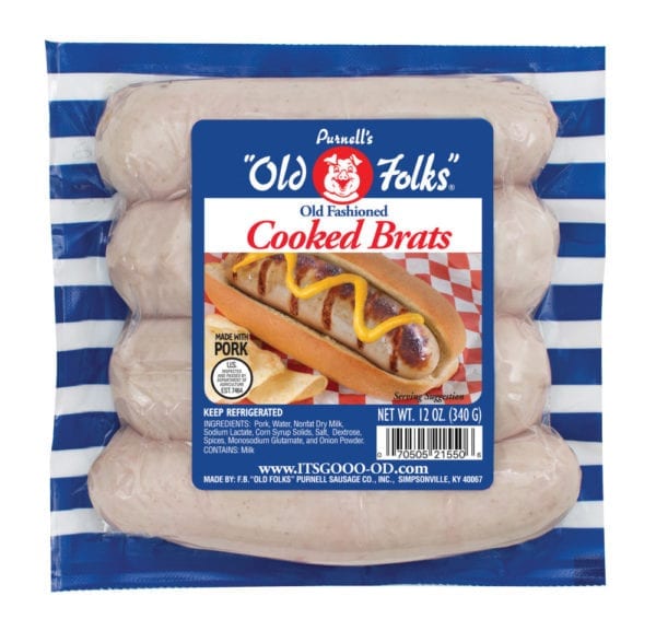 Purnell's Cooked Bratwurst (Brats)