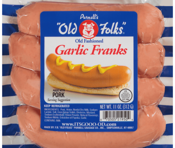 Purnell's Old Fashioned Garlic Franks
