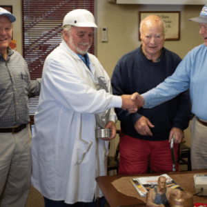 Congratulations to Richard Wise for 50 years of service at Purnell Sausage.