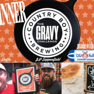 The Seppenfield Gravy Train WINS Gravy Cook Off at Country Boy Brewery