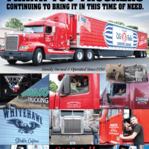 Purnell's thanks the Truckers who deliver our products